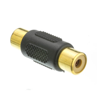 RCA Coupler, RCA Female, Gold